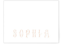 floral Personalized Stationery