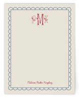 Embroidery Personalized Stationery