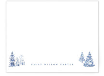 Winter Cabin Personalized Stationery