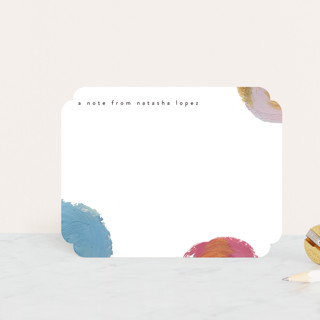 Artistic Note Personalized Stationery