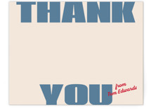 Retro bold Personalized Stationery