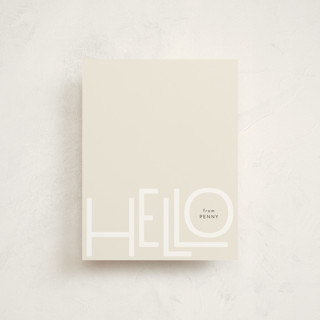 Hello Personalized Stationery