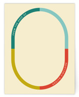 Oval-blocked Personalized Stationery