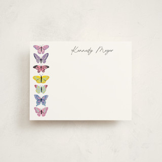Vibrant Butterflies Personalized Stationery