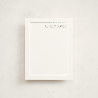 Minimal border Personalized Stationery