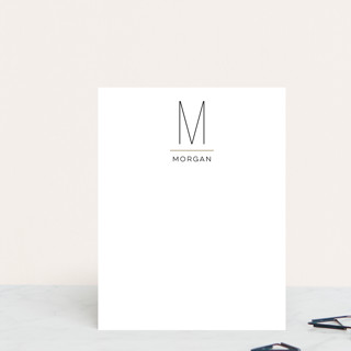 Modern Monogram Personalized Stationery