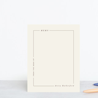 Modern Line Personalized Stationery