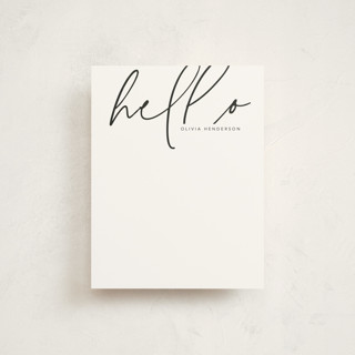 Hello Stranger Personalized Stationery