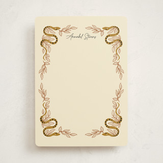 Moon Snakes 5x7 Personalized Stationery