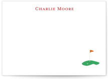 Sportsy Golf 5x7 Personalized Stationery