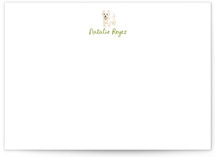 West Highland Terrier 5x7 Personalized Stationery