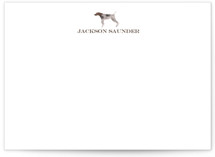 German Shorthaired Pointer 5x7 Personalized Stationery