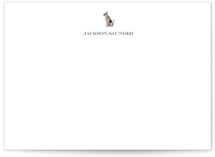 German Shepherd 5x7 Personalized Stationery