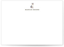 Australian Shepherd 5x7 Personalized Stationery