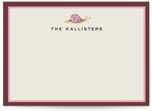 Snail Mail 5x7 Personalized Stationery