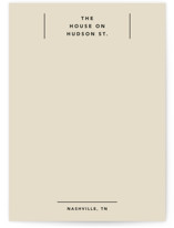 Hudson 5x7 Personalized Stationery