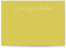 signature headline 5x7 Personalized Stationery