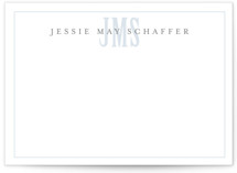 Classic Monogram 5x7 Personalized Stationery