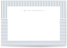 Spring striped 5x7 Personalized Stationery
