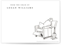 Disney's Winnie The Pooh Lounging 5x7 Personalized Stationery