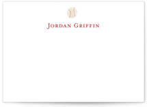 Sportsy Baseball 5x7 Personalized Stationery