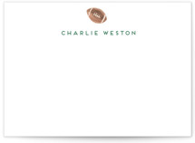 Sportsy Football 5x7 Personalized Stationery