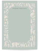 fable 5x7 Personalized Stationery