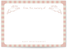 Flying Bunny 5x7 Personalized Stationery
