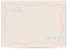 Frosting 5x7 Personalized Stationery