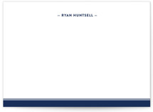 Preppy Stripe 5x7 Personalized Stationery