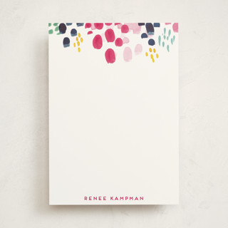 Abstract Floral 5x7 Personalized Stationery