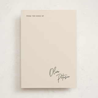 Signed 5x7 Personalized Stationery