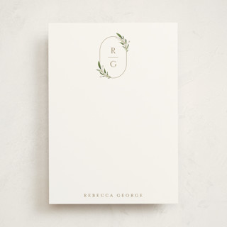 Soft Sprigs 5x7 Personalized Stationery