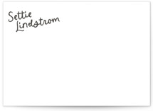 Settie 5x7 Personalized Stationery