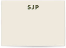 shadowed 5x7 Personalized Stationery