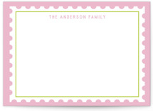 Postage Stamp 5x7 Personalized Stationery