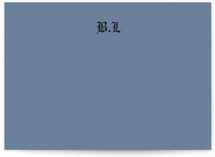 Blackletter 5x7 Personalized Stationery