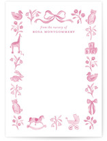Rosa 5x7 Personalized Stationery