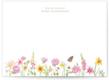 Spring Garden 5x7 Personalized Stationery