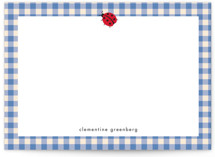 ladybug picnic 5x7 Personalized Stationery
