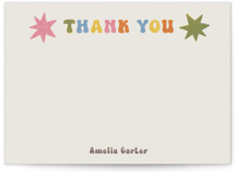Thank You Riso 5x7 Personalized Stationery