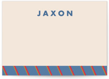 Classic Prep 5x7 Personalized Stationery