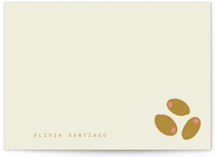 Olives 5x7 Personalized Stationery