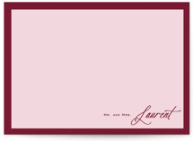 Laurent 5x7 Personalized Stationery
