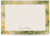 Wildflower Meadow 5x7 Personalized Stationery