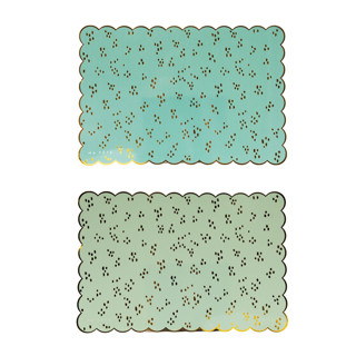 Fun Fair Placemat, Blue, & Green - Pack of 8 Party Table Decor