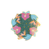 Torpical Paper Placemats - Pack of 8 Party Table Decor