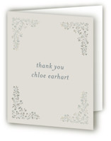 Floral Romance Foil-Pressed Bridal Shower Thank You Cards 