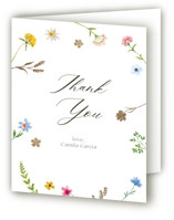 Bright Garden Foil-Pressed Bridal Shower Thank You Cards 