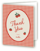 Gingham Garden Bridal Shower Thank You Cards